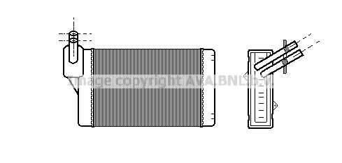 AVA QUALITY COOLING šilumokaitis, salono šildymas VW6060